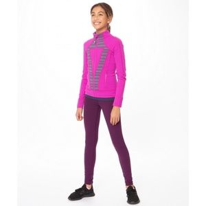 IVIVVA by Lululemon Girls 14 Polar Pink City Twist Perfect Your Practice Jacket